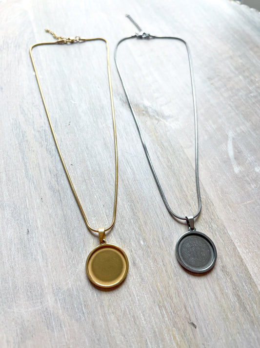 Necklace Round Blanks