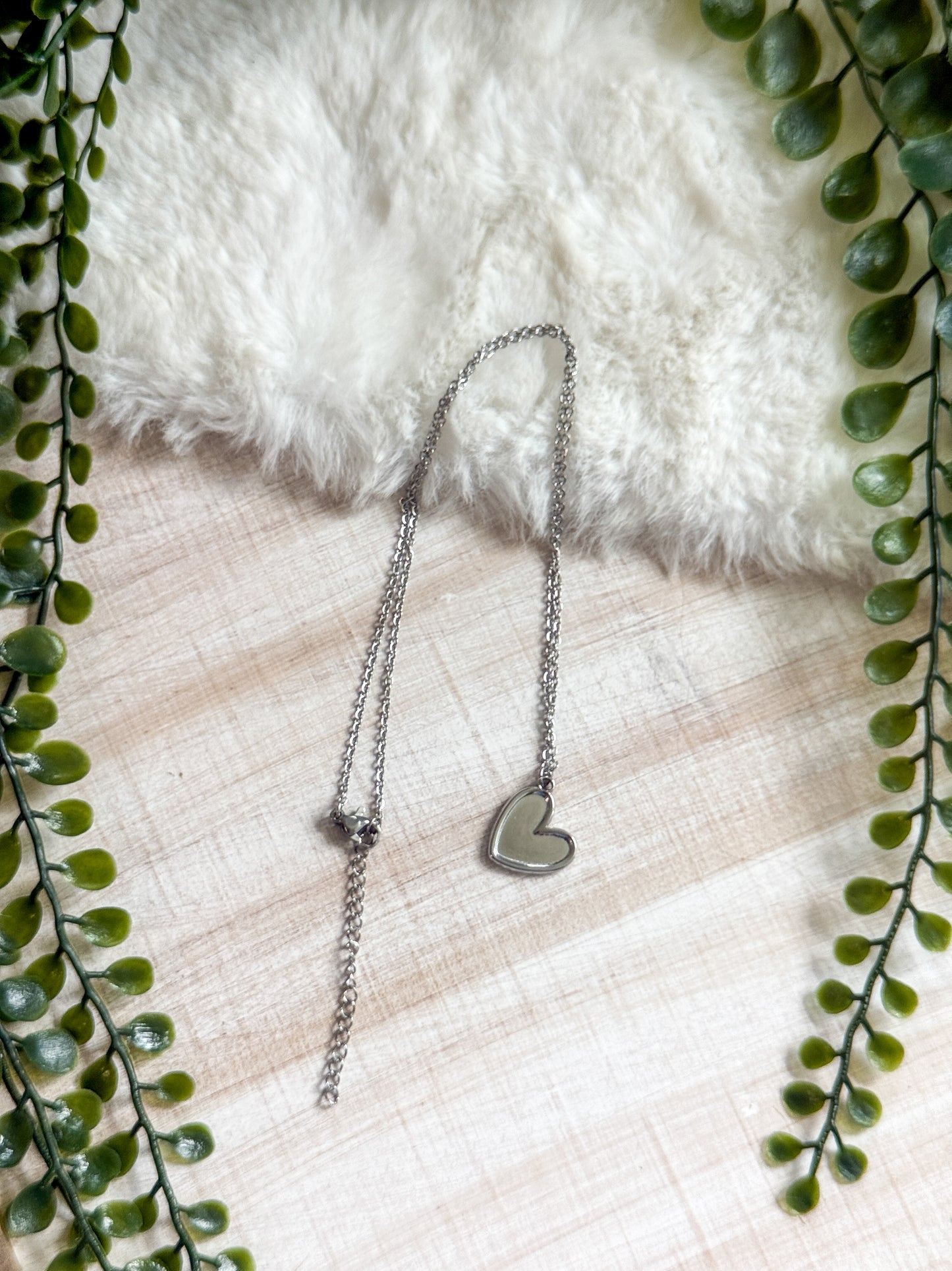 13MM Heart Stainless Steel Necklace
