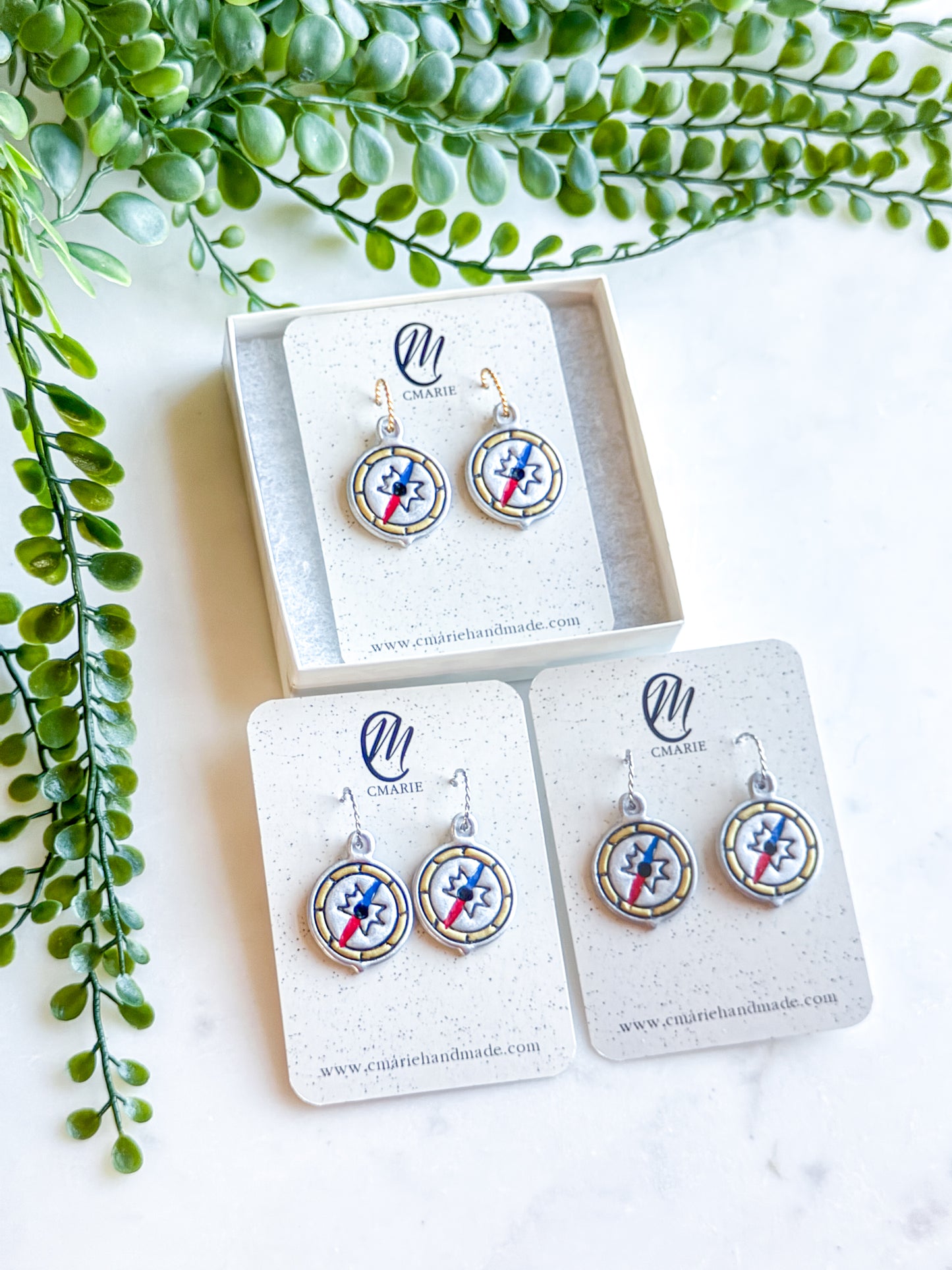 Compass Earring