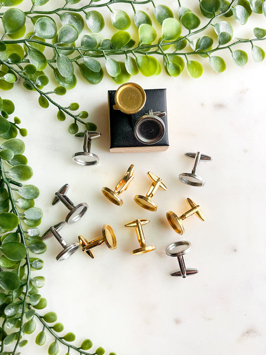 Stainless Steel Cuff Links 14mm