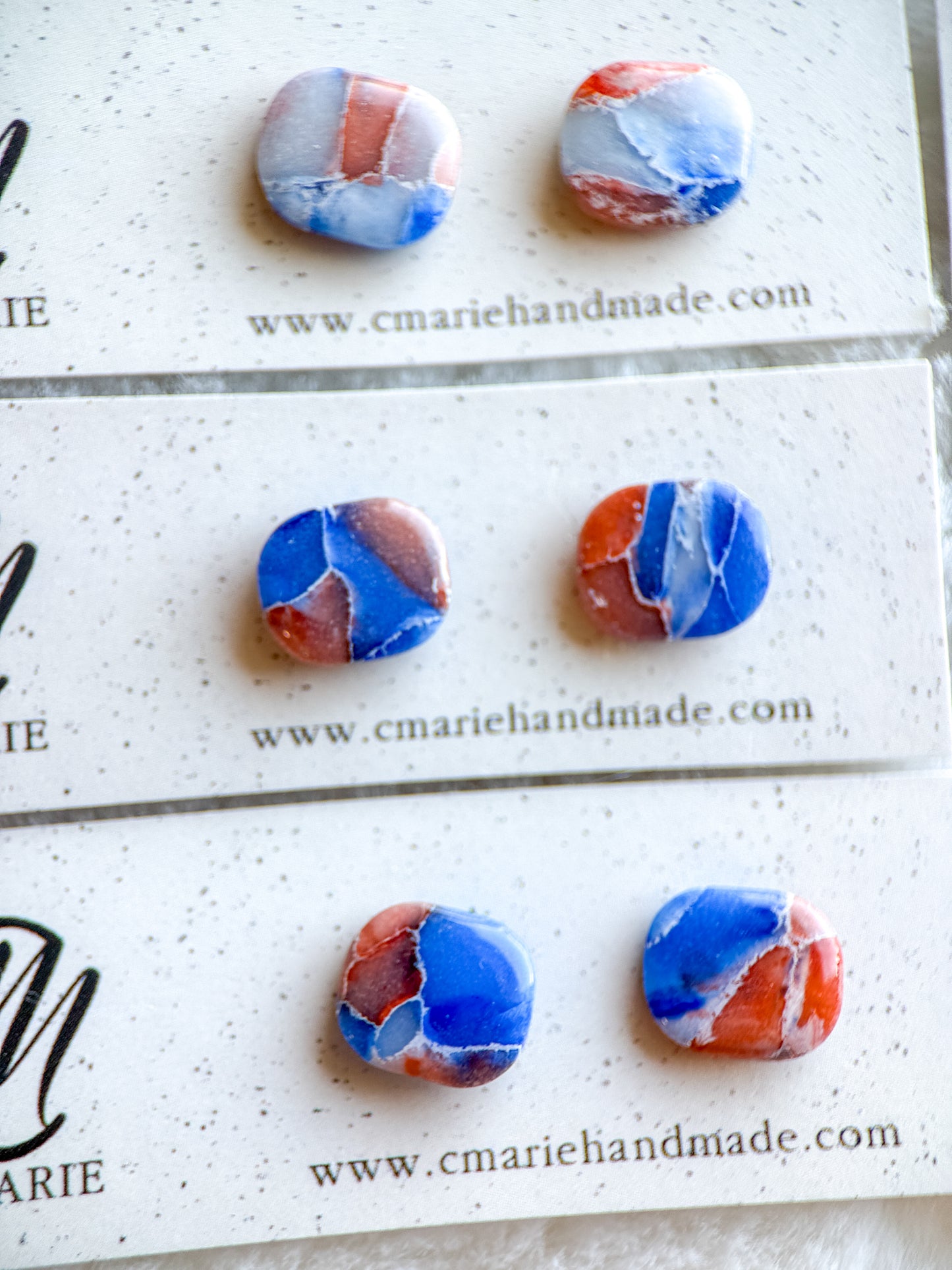 Orange & Blue Marble
