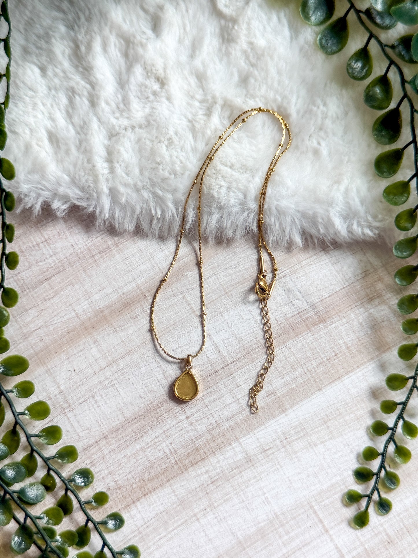 Pear Stainless Steel Necklace